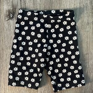 Old Navy Black and White Floral Shorts